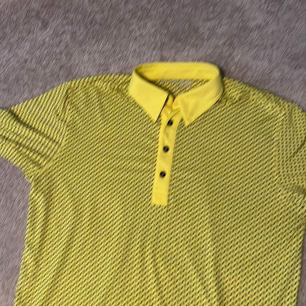 Yellow golf polo - limited edition - bought in Europe
